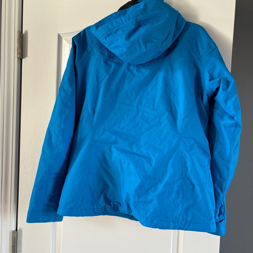 Columbia Omni heat women’s ski coat sz large blue, lots of pockets! - Picture 5 of 5
